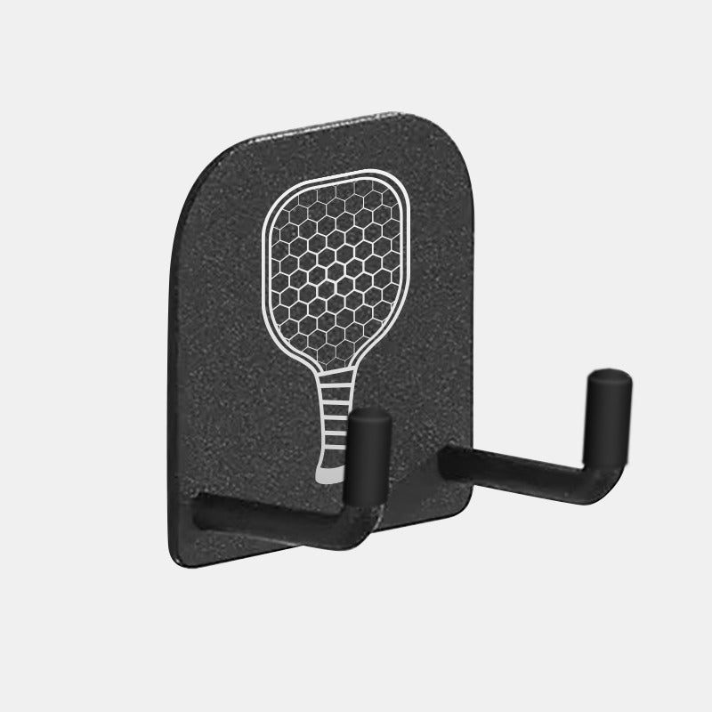No-Drill Pickleball Paddle Wall Display Hook (1 Piece): Stick It, Hang It, Love It