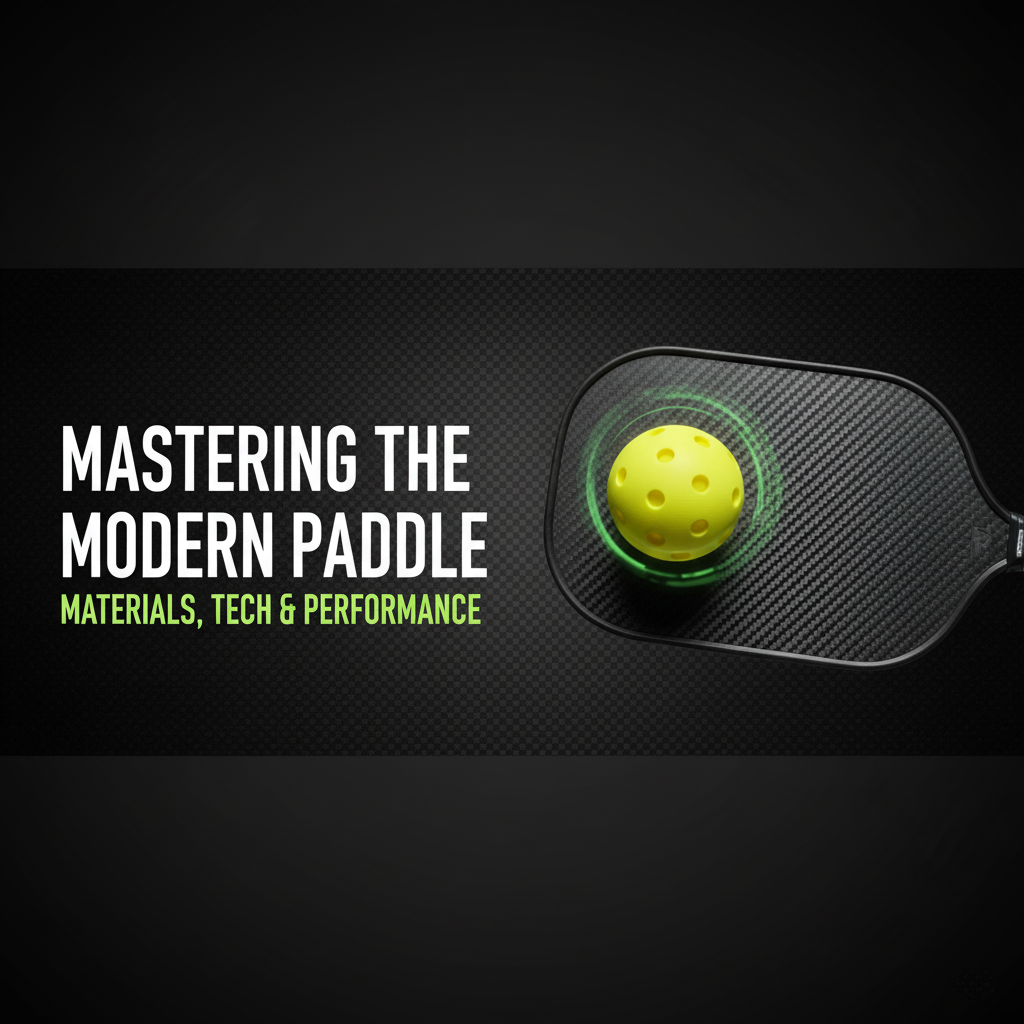 The 2025 Guide to Pickleball Paddle Materials (and Why T700 Carbon, Fiberglass & PP Cores Matter)