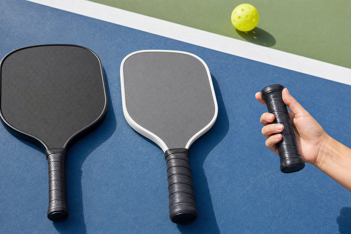 Comparison of pickleball paddle grips for small hands with relaxed hand positioning