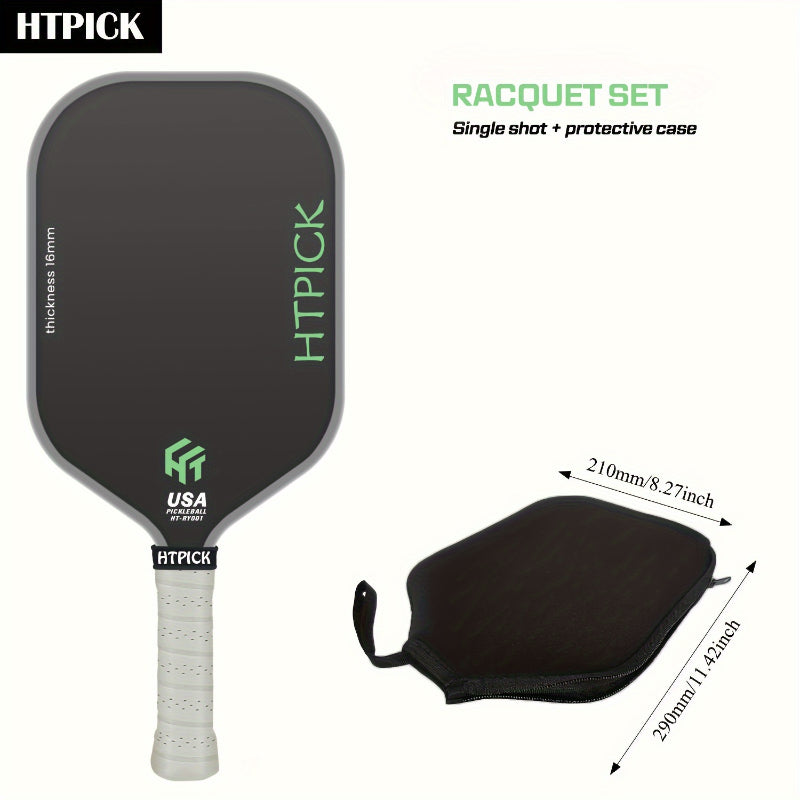 ThermoForce T700 Carbon Fiber 16mm Pickleball Paddle PP Honeycomb Core | Verdant