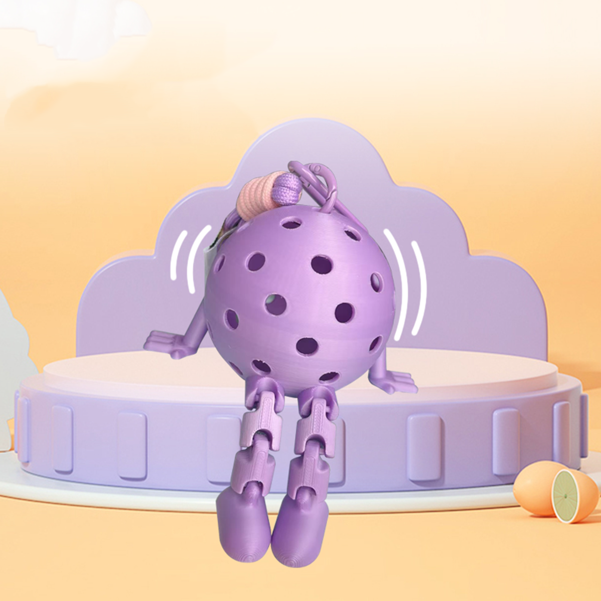 Kawaii Pickleball Keychains