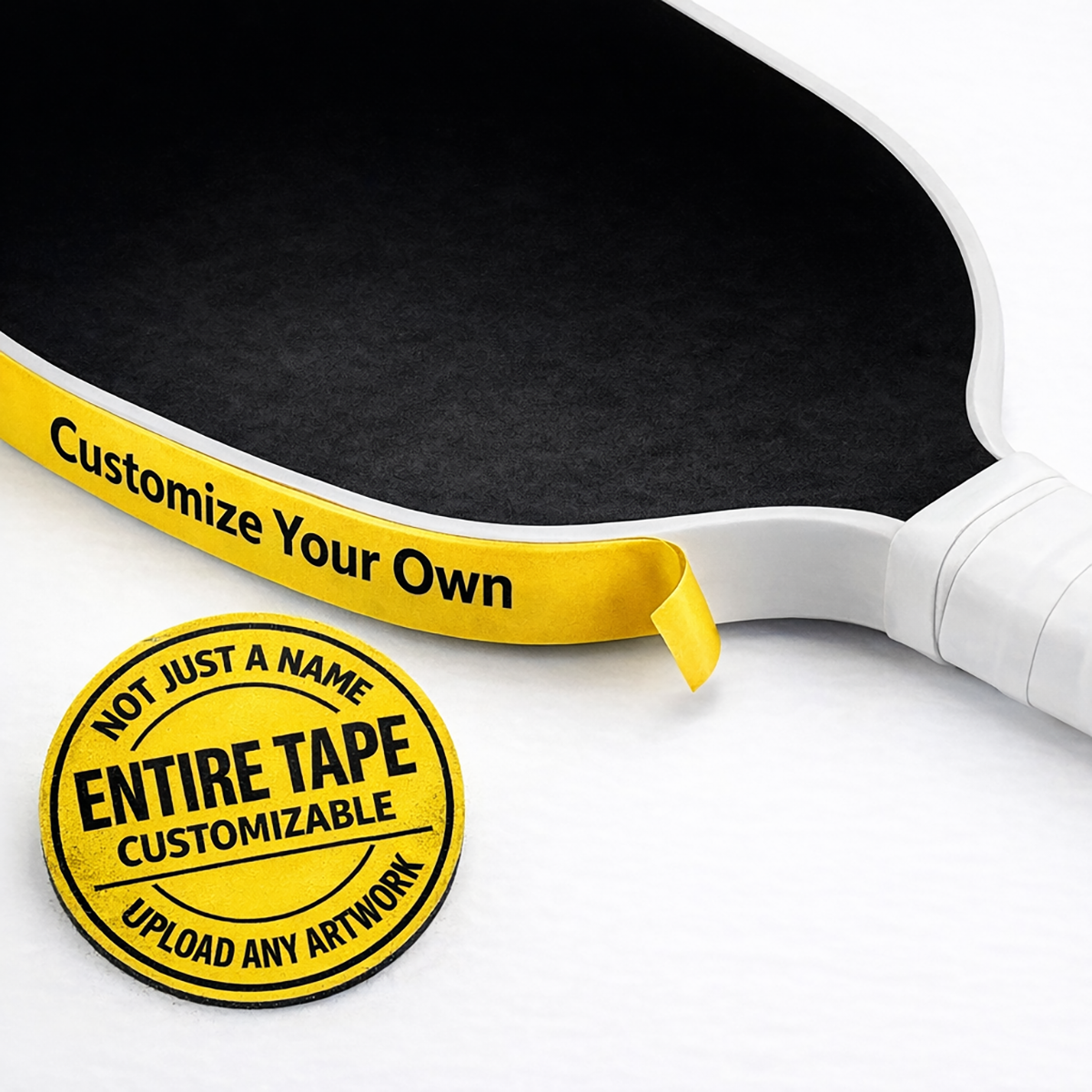 Custom Pickleball Paddle Edge Tape | Personalized Pickleball Paddle Skin