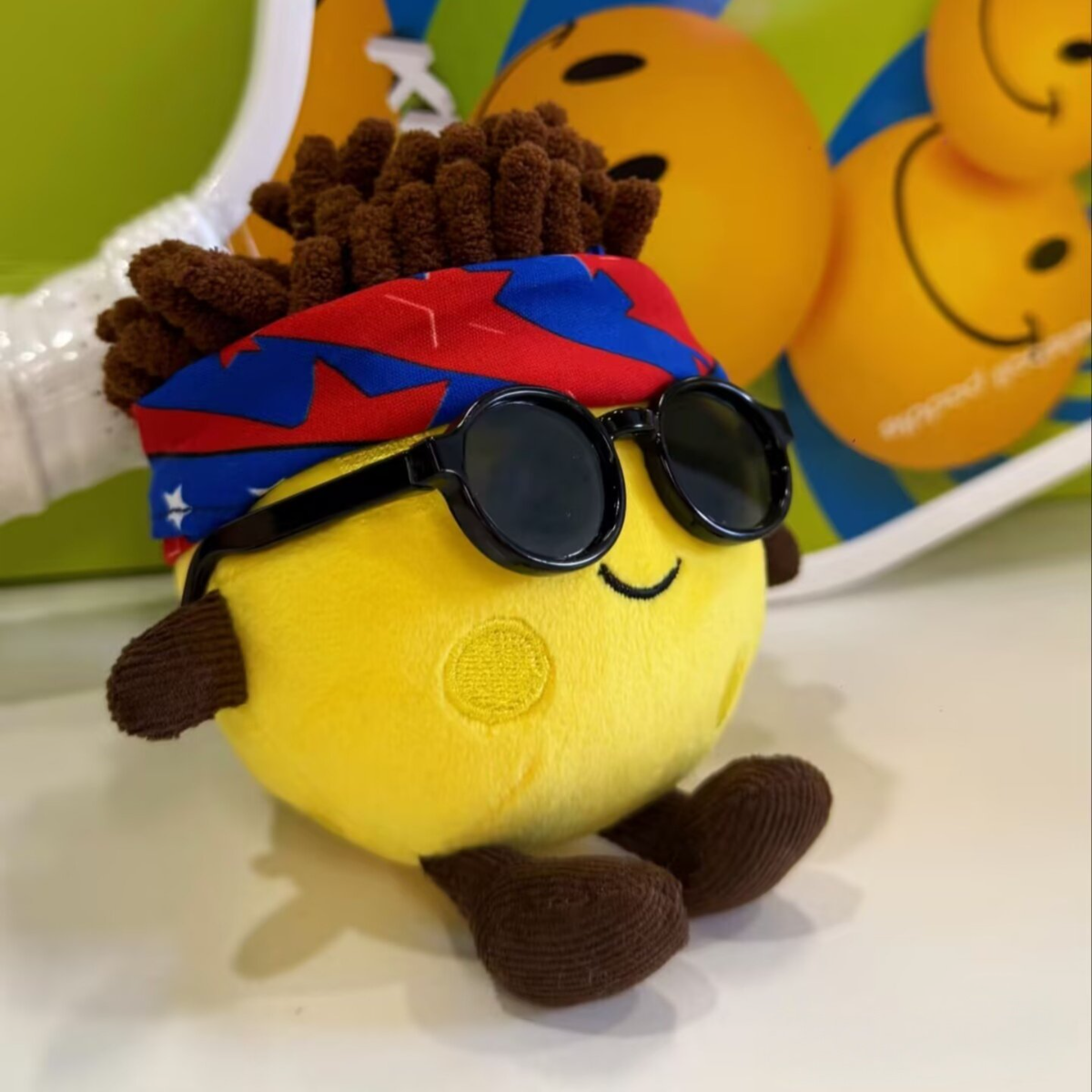 Pickleball Plush Keychain Toys